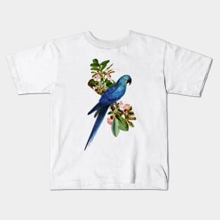 Blue Parrot Kids T-Shirt